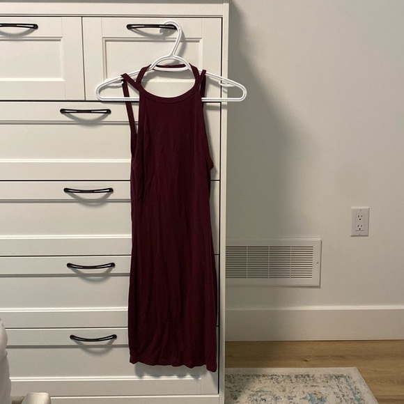 Burgundy Mini Dress from Garage - Picture 1 of 3
